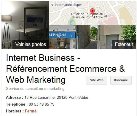 Google Place - Internet Business
