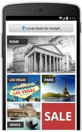 Exemple site Google Mobile Vignettes