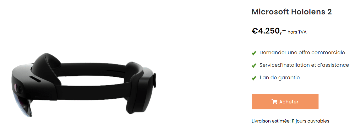 lunettes réalité augmentée Microsoft